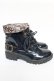 画像4: axes femme / レースアップレインブーツ L 紺 Y-25-10-13-013-AX-SK-SZ-ZY (4)