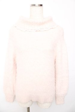 画像1: axes femme / シャギーニット M ピンク Y-25-10-13-021-AX-TO-SZ-ZY