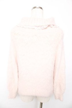 画像2: axes femme / シャギーニット M ピンク Y-25-10-13-021-AX-TO-SZ-ZY