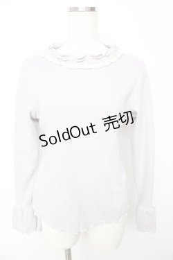 画像1: axes femme / 袖リボントップス M ラベンダー Y-25-10-13-023-AX-TO-SZ-ZI