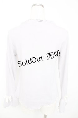 画像2: axes femme / 袖リボントップス M ラベンダー Y-25-10-13-023-AX-TO-SZ-ZI