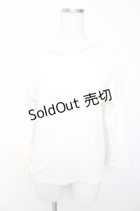 axes femme / リブカットソー  白 Y-25-10-13-025-AX-TO-SZ-ZI