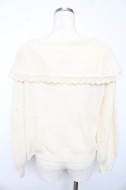 画像2: axes femme / オフショルダーニット  キナリ Y-25-10-13-035-AX-TO-SZ-ZY