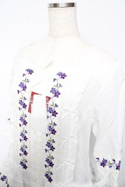 画像3: PINK HOUSE / バイオレットレース使いワンピース F 白 Y-25-10-15-024-LO-OP-SZ-ZY