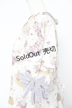 画像5: PINK HOUSE / フィフティバイオレッツプリントワンピース F アイボリー Y-25-10-15-025-LO-OP-SZ-ZY