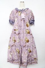PINK HOUSE / フィフティバイオレッツプリントワンピース F ラベンダー Y-25-10-15-026-LO-OP-SZ-ZY