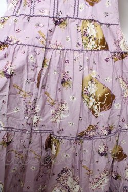 画像4: PINK HOUSE / フィフティバイオレッツプリントワンピース F ラベンダー Y-25-10-15-026-LO-OP-SZ-ZY