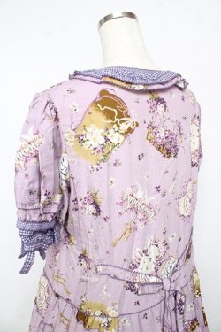 画像6: PINK HOUSE / フィフティバイオレッツプリントワンピース F ラベンダー Y-25-10-15-026-LO-OP-SZ-ZY