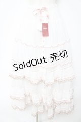 PINK HOUSE / ドイリーレース使いスカート F 白 Y-25-10-15-032-LO-SK-SZ-ZY