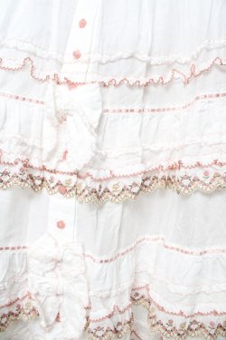画像3: PINK HOUSE / ドイリーレース使いスカート F 白 Y-25-10-15-032-LO-SK-SZ-ZY