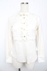 Angelic Pretty / 素敵なタキシードカットソー  アイボリー Y-25-10-15-037-AP-TO-SZ-ZY