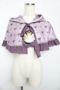 ALICE and the PIRATES / 秘密の冒険と幸せのワイナリー柄ケープ  ラベンダー Y-25-10-15-043-PA-JA-AS-ZY