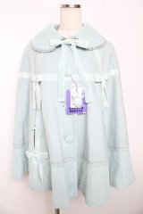 Angelic Pretty / Velvet Ribbonケープ  サックス Y-25-10-15-047-AP-TO-SZ-ZY