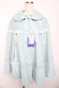 Angelic Pretty / Velvet Ribbonケープ  サックス Y-25-10-15-047-AP-TO-SZ-ZY