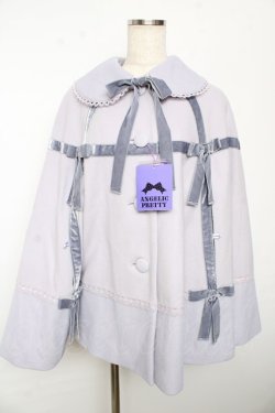 画像1: Angelic Pretty / Velvet Ribbonケープ  ラベンダー Y-25-10-15-048-AP-TO-SZ-ZY