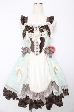 画像1: BABY,THE STARS SHINE BRIGHT / Margarethaジャンパースカート  ミント Y-25-10-15-053-BA-OP-SZ-ZY (1)