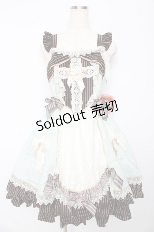 画像1: BABY,THE STARS SHINE BRIGHT / Margarethaジャンパースカート  ミント Y-25-10-15-053-BA-OP-SZ-ZY (1)