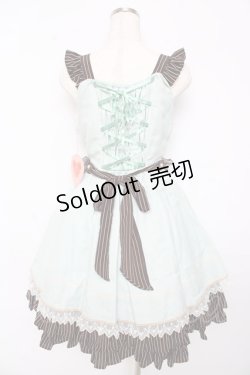 画像2: BABY,THE STARS SHINE BRIGHT / Margarethaジャンパースカート  ミント Y-25-10-15-053-BA-OP-SZ-ZY