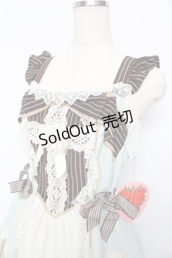 画像3: BABY,THE STARS SHINE BRIGHT / Margarethaジャンパースカート  ミント Y-25-10-15-053-BA-OP-SZ-ZY