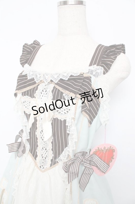 画像3: BABY,THE STARS SHINE BRIGHT / Margarethaジャンパースカート  ミント Y-25-10-15-053-BA-OP-SZ-ZY (3)