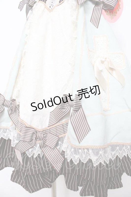 画像4: BABY,THE STARS SHINE BRIGHT / Margarethaジャンパースカート  ミント Y-25-10-15-053-BA-OP-SZ-ZY (4)