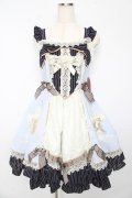 BABY,THE STARS SHINE BRIGHT / Margarethaジャンパースカート  サックス Y-25-10-15-054-BA-OP-SZ-ZY