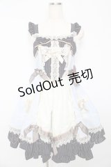 BABY,THE STARS SHINE BRIGHT / Margarethaジャンパースカート  サックス Y-25-10-15-054-BA-OP-SZ-ZY