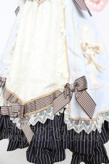 画像4: BABY,THE STARS SHINE BRIGHT / Margarethaジャンパースカート  サックス Y-25-10-15-054-BA-OP-SZ-ZY (4)