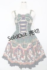Angelic Pretty / Cirque du L'Etoileナポレオンジャンパースカート  グリーン Y-25-10-15-055-AP-OP-SZ-ZY