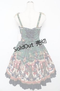 画像2: Angelic Pretty / Cirque du L'Etoileナポレオンジャンパースカート  グリーン Y-25-10-15-055-AP-OP-SZ-ZY