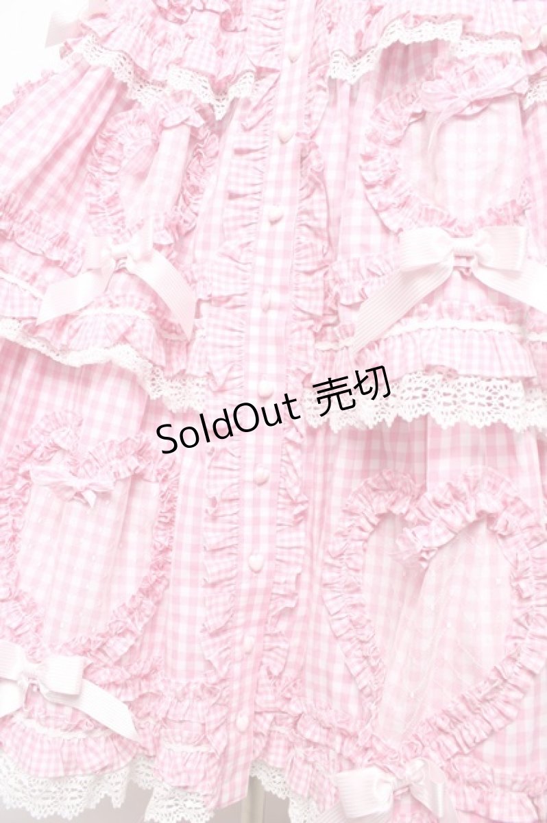 画像5: BABY,THE STARS SHINE BRIGHT / Sweet Gingham Dollロングワンピース  ピンク Y-25-10-15-058-BA-OP-SZ-ZT612 (5)