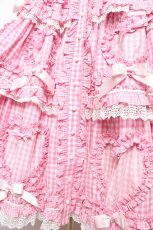 画像5: BABY,THE STARS SHINE BRIGHT / Sweet Gingham Dollロングワンピース  ピンク Y-25-10-15-058-BA-OP-SZ-ZT612 (5)