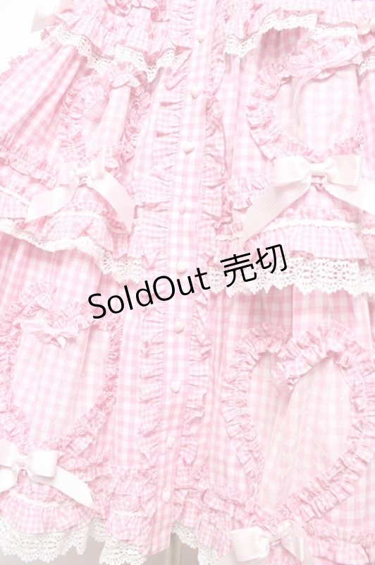 画像5: BABY,THE STARS SHINE BRIGHT / Sweet Gingham Dollロングワンピース  ピンク Y-25-10-15-058-BA-OP-SZ-ZT612 (5)