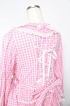 画像6: BABY,THE STARS SHINE BRIGHT / Sweet Gingham Dollロングワンピース  ピンク Y-25-10-15-058-BA-OP-SZ-ZT612 (6)