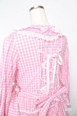 画像6: BABY,THE STARS SHINE BRIGHT / Sweet Gingham Dollロングワンピース  ピンク Y-25-10-15-058-BA-OP-SZ-ZT612 (6)