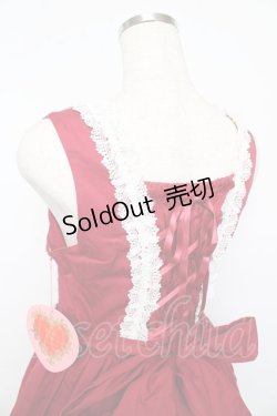 画像5: BABY,THE STARS SHINE BRIGHT / レースフリルジャンパースカート  赤 Y-25-10-15-059-BA-OP-AS-ZY