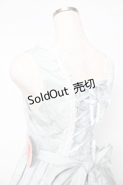 画像5: BABY,THE STARS SHINE BRIGHT / レースフリルジャンパースカート  サックス Y-25-10-15-060-BA-OP-AS-ZY