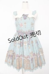 Angelic Pretty / 幸運の鍵ジャンパースカート  ミント Y-25-10-15-065-AP-OP-SZ-ZY