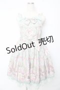 Angelic Pretty / Rose Museumジャンパースカート  ミント Y-25-10-15-066-AP-OP-SZ-ZY