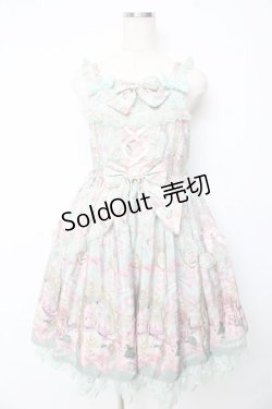 画像1: Angelic Pretty / Rose Museumジャンパースカート  ミント Y-25-10-15-066-AP-OP-SZ-ZY