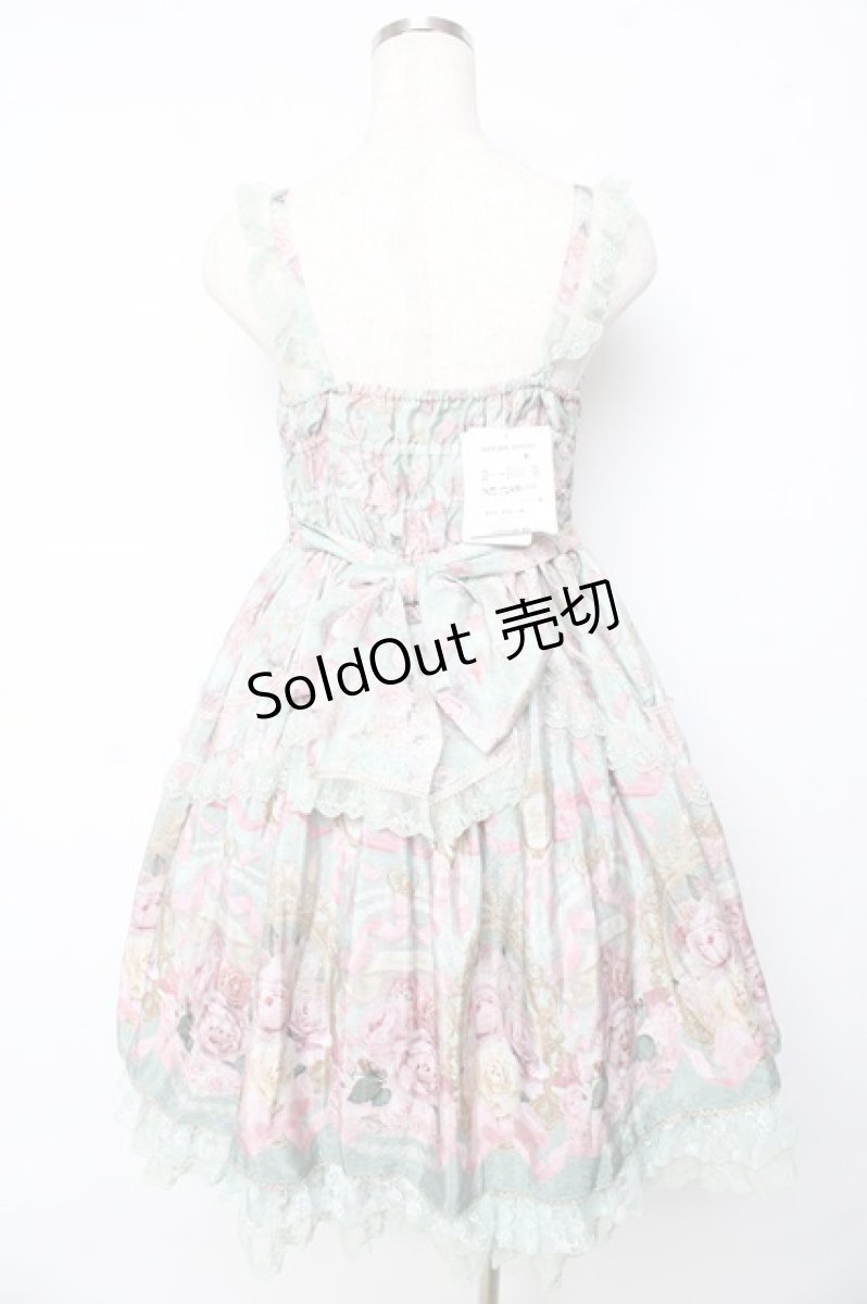 画像2: Angelic Pretty / Rose Museumジャンパースカート  ミント Y-25-10-15-066-AP-OP-SZ-ZY (2)