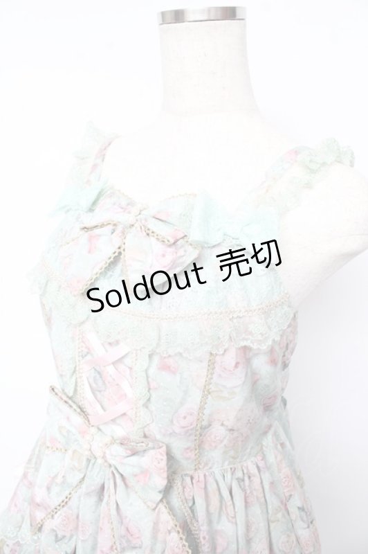 画像3: Angelic Pretty / Rose Museumジャンパースカート  ミント Y-25-10-15-066-AP-OP-SZ-ZY (3)