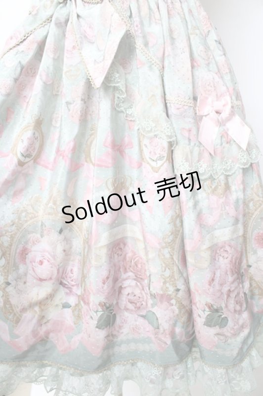 画像4: Angelic Pretty / Rose Museumジャンパースカート  ミント Y-25-10-15-066-AP-OP-SZ-ZY (4)