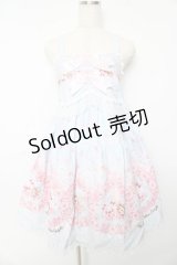 BABY,THE STARS SHINE BRIGHT / SA KU RAくみゃちゃん柄ジャンパースカートII  サックス Y-25-10-15-068-BA-OP-SZ-ZY