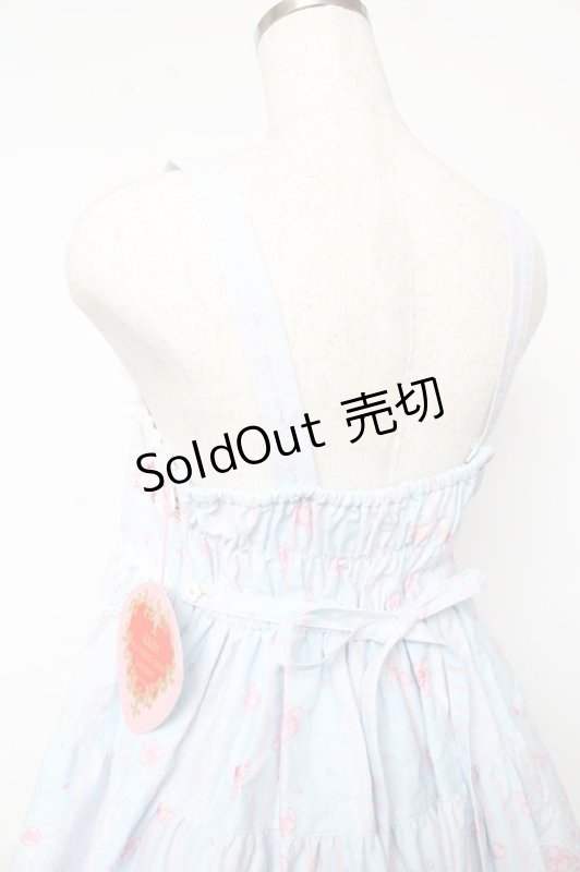 画像5: BABY,THE STARS SHINE BRIGHT / SA KU RAくみゃちゃん柄ジャンパースカートII  サックス Y-25-10-15-068-BA-OP-SZ-ZY (5)