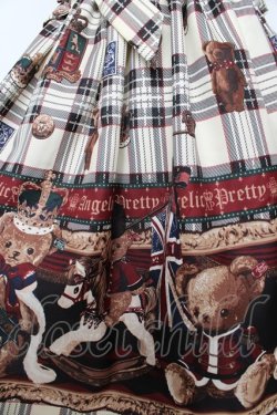 画像4: Angelic Pretty / British Bearジャンパースカート  オフ Y-25-10-15-069-AP-OP-SZ-ZY