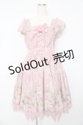 Angelic Pretty / Rose Museumティアードジャンパースカート  ピンク Y-25-10-15-071-AP-OP-SZ-ZY