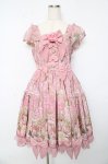 画像1: Angelic Pretty / Rose Museumティアードジャンパースカート  ピンク Y-25-10-15-071-AP-OP-SZ-ZY (1)