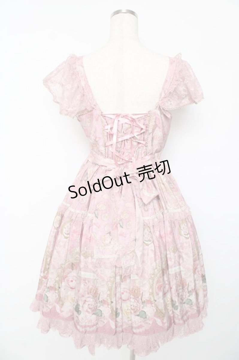 画像2: Angelic Pretty / Rose Museumティアードジャンパースカート  ピンク Y-25-10-15-071-AP-OP-SZ-ZY (2)
