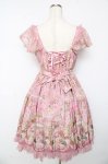 画像2: Angelic Pretty / Rose Museumティアードジャンパースカート  ピンク Y-25-10-15-071-AP-OP-SZ-ZY (2)